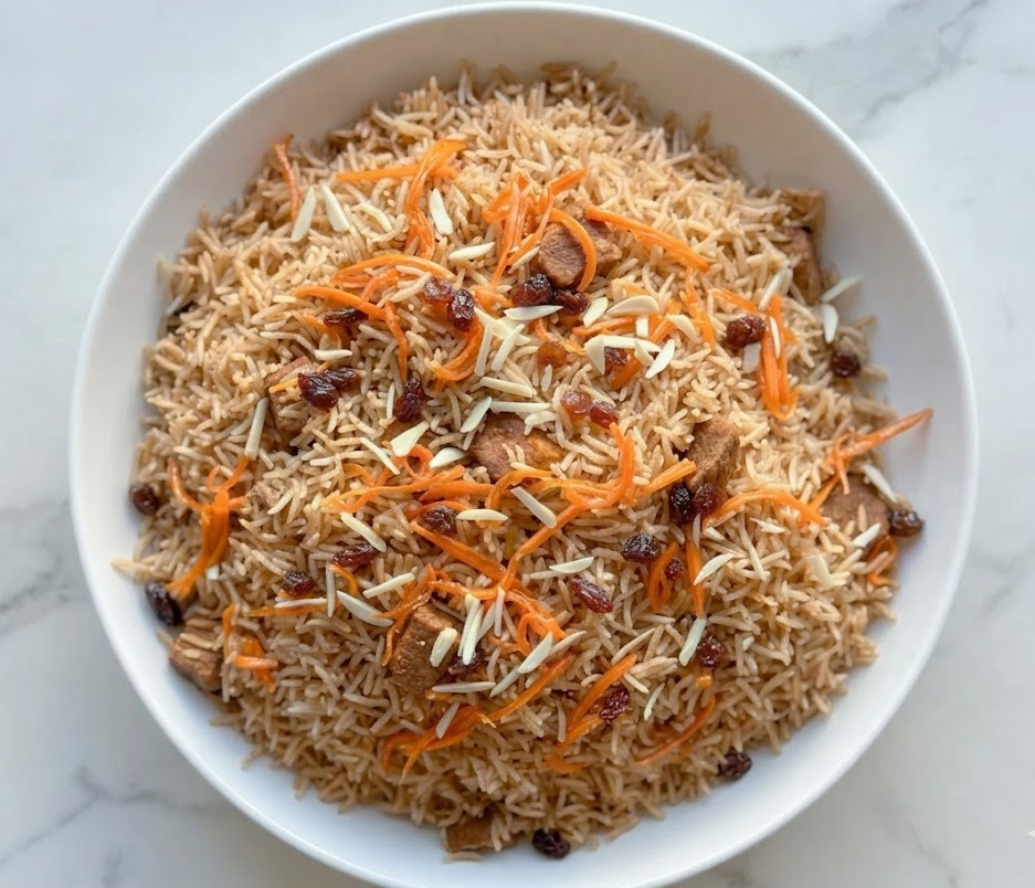 Chicken Biryani — fragrant Halal basmati rice dish at Chenab Edmonton