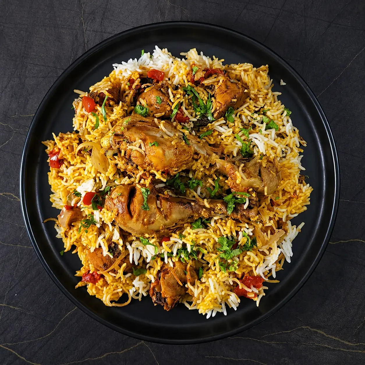 Chicken Biryani — Halal Pakistani biryani at Chenab Edmonton